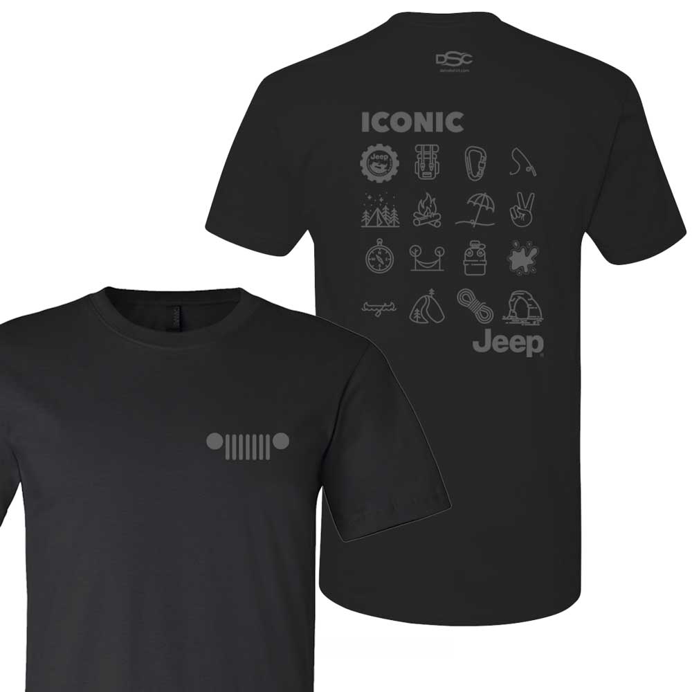 Mens Jeep® Iconic T-Shirt - Black