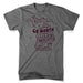 Mens Triblend Michigan Go North T-shirt (Grey) | Detroit Shirt Co.