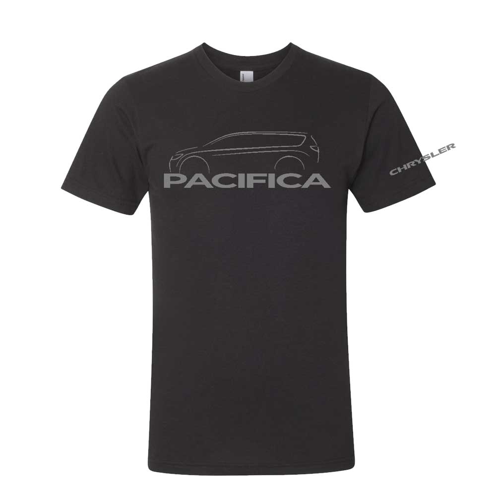 Mens Chrysler Pacifica Silhouette T-shirt (Black)