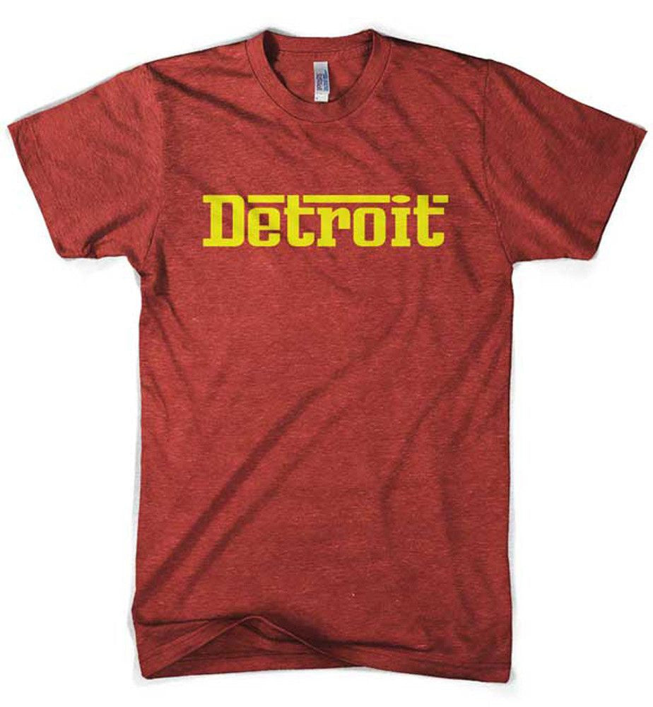 Mens Detroit Rosso T-shirt (Heather Red) | Detroit Shirt Co.