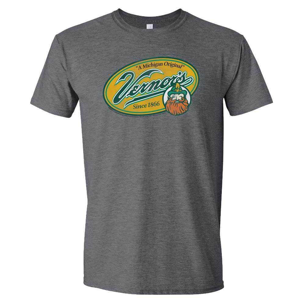 Mens Vernor's "A Michigan Original" T-shirt (Heather Black)