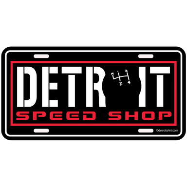 Sign - Detroit Speed Shop Shifter-Sign-Detroit Shirt Company