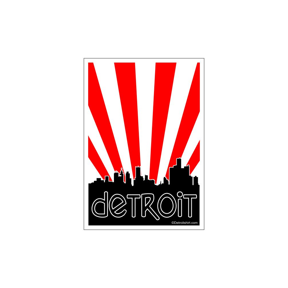 Sticker - Detroit Burst