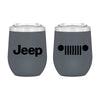 Jeep Insulated Wine Tumbler - Storm Grey Matte