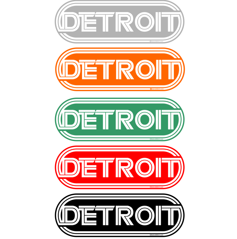 Sticker - Detroit Wrap