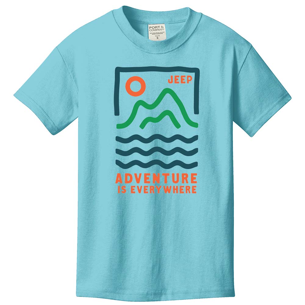 Youth - Jeep Adventure Is Everywhere - Mist Blue