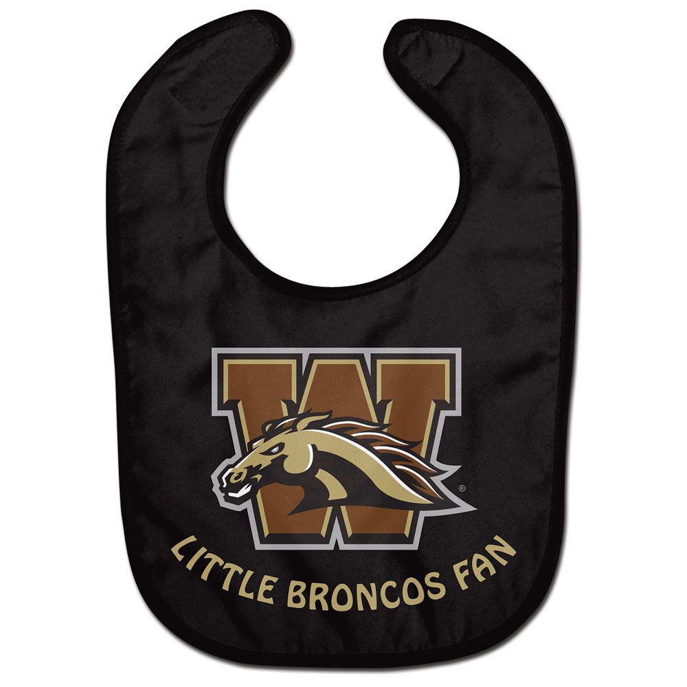 Western Michigan - Baby Bib Little Broncos Fan