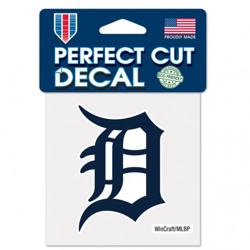 Detroit Tigers - 4" Navy Logo Decal