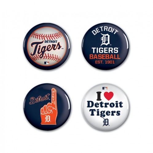 Detroit Tigers - 4 button pack