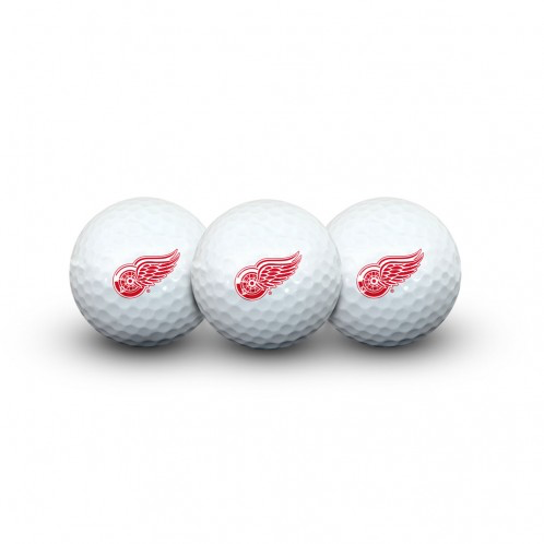 Detroit Red Wings - 3 Golf Balls