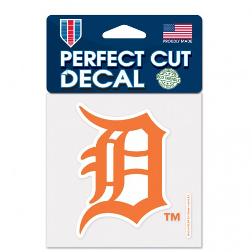 Detroit Tigers - 4" Orange Decal