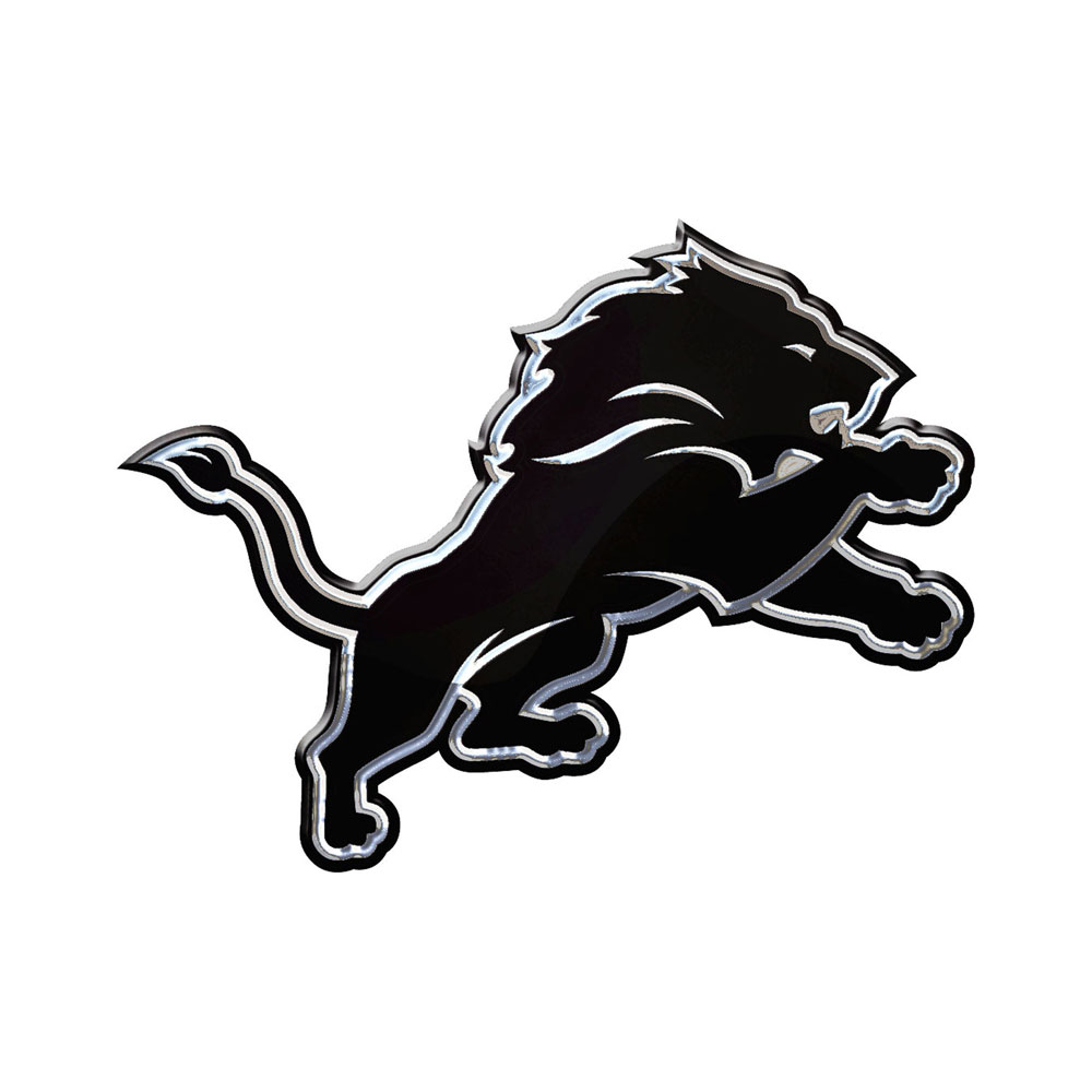Detroit Lions - Chrome Auto Emblem